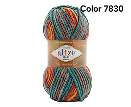 ALİZE MAXİ BATİK COLOR 7830