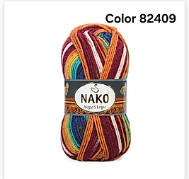 NAKO VEGA STRİPE COLOR 82409