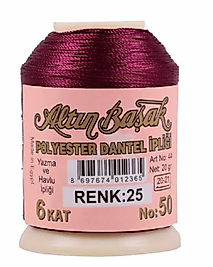 ALTINBAŞAK YAZMA OYA İPLİKLERİ RENK 25
