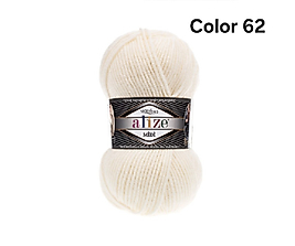 ALİZE SUPERLANA MİDİ COLOR 62-KREM