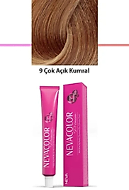 NEVACOLOR ÇOK AÇIK KUMRAL SAÇ BOYASI 9 NUMARA