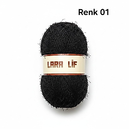 ALDEMİR LARA SAKALLI LİF İPİ RENK 01