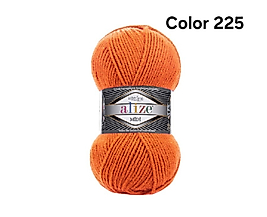 ALİZE SUPERLANA MİDİ COLOR 225-TURUNCU