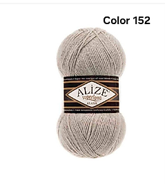 ALİZE SUPERLANA KLASİK COLOR 152-BEJ MELANJ