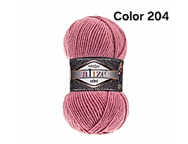 ALİZE SUPERLANA MİDİ COLOR 204-PEMBE