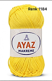 AYAZ MAKROME İPİ RENK 1184 SARI