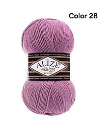 ALİZE SUPERLANA KLASİK COLOR 28-GÜL KURUSU
