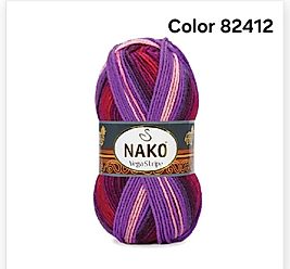 NAKO VEGA STRİPE COLOR 82412