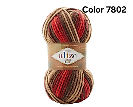 ALİZE MAXİ BATİK COLOR 7802