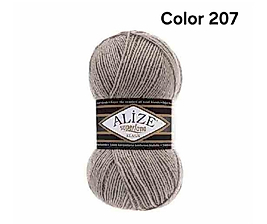 ALİZE SUPERLANA KLASİK COLOR 207-AÇIK KAHVE MELANJ
