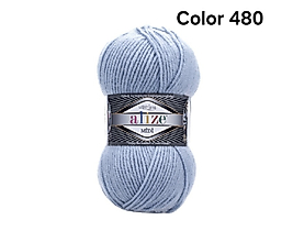 ALİZE SUPERLANA MİDİ COLOR 480-AÇIK MAVİ