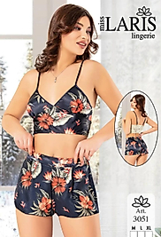 MİSS LARİS LİNGERİE CODE 3051 PİJAMA TAKIMI