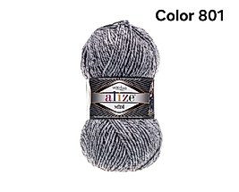 ALİZE SUPERLANA MİDİ COLOR 801-JASPE GRİ
