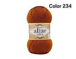ALİZE DİVA COLOR 234-TÜTÜN