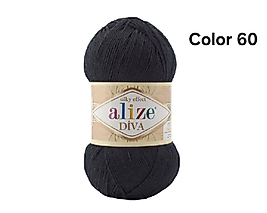 ALİZE DİVA COLOR 60-SİYAH