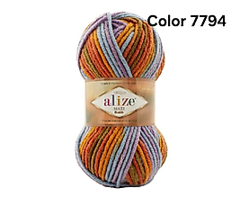 ALİZE MAXİ BATİK COLOR 7794