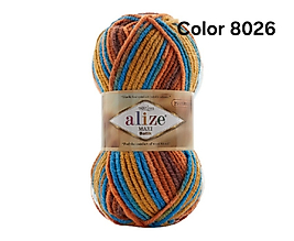 ALİZE MAXİ BATİK COLOR 8026