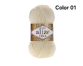 ALİZE DİVA COLOR 01-KREM
