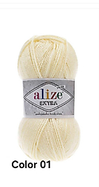ALİZE EKSTRA COLOR 01-KREM