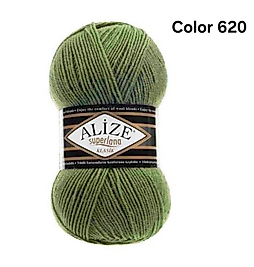 ALİZE SÜPERLANA KLASİK COLOR 620-ZEYTİN