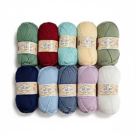 ALİZE BABY  BEST KARIŞIK RENK 10 ADET