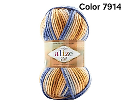 ALİZE MAXİ BATİK COLOR 7914