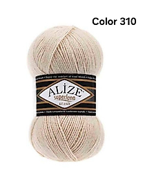 ALİZE SUPERLANA KLASİK COLOR 310-BAL KÖPÜĞÜ