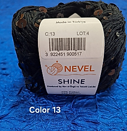 NEVELSHİNE PULLU COLOR 13-SİYAH