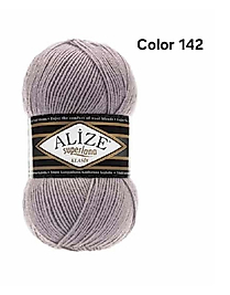 ALİZE SUPERLANA KLASİK COLOR 142-GÜL GRİSİ