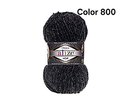 ALİZE SUPERLANA MİDİ COLOR 800-JASPE ANTRASİT