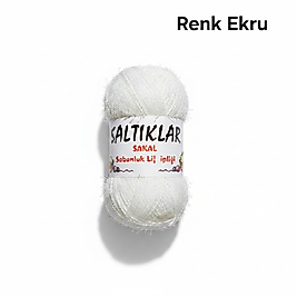 SALTIKLAR SAKAL SABUNLUK LİF İPİ RENK EKRU