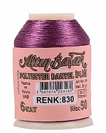 ALTINBAŞAK YAZMA OYA İPLİKLERİ RENK 830