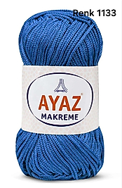 AYAZ MAKROME İPİ RENK 1133 SAKS MAVİ