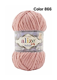 ALİZE VELLUTO COLOR 866-GELİN PEMBESİ