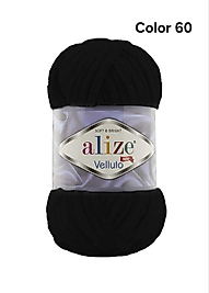ALİZE VELLUTO COLOR 60-SİYAH