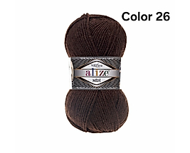ALİZE SUPERLANA MİDİ COLOR 26-KAHVERENGİ