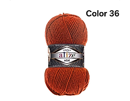 ALİZE SUPERLANA MİDİ COLOR 36-TABA