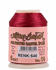 ALTINBAŞAK YAZMA OYA İPLİKLERİ RENK 646