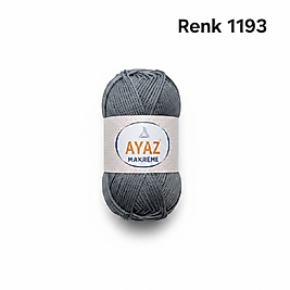 AYAZ MAKROME İPİ RENK 1193 KOYU GRİ