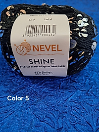 NEVELSHİNE PULLU COLOR 5-SİYAH GRİ PULLU