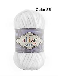 ALİZE VELLUTO COLOR 55-BEYAZ