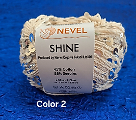 NEVELSHİNE PULLU COLOR 2-KREM