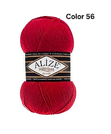 ALİZE SUPERLANA KLASİK COLOR 56-KIRMIZI