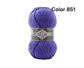 ALİZE SUPERLANA MİDİ COLOR 851-PERVANE ÇİÇEĞİ