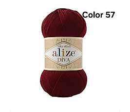 ALİZE DİVA COLOR 57-BORDO