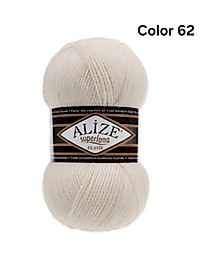 ALİZE SUPERLANA KLASİK COLOR 62-AÇIK KREM