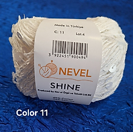 NEVELSHİNE PULLU COLOR 11-BEYAZ