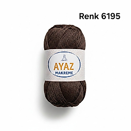 AYAZ MAKROME İPİ RENK 6195 KAHVE