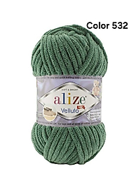 ALİZE VELLUTO COLOR 532-ÇAM YEŞİLİ