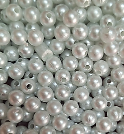 KRİSTAL BEYAZ BONCUK 6 MM 25 Gr